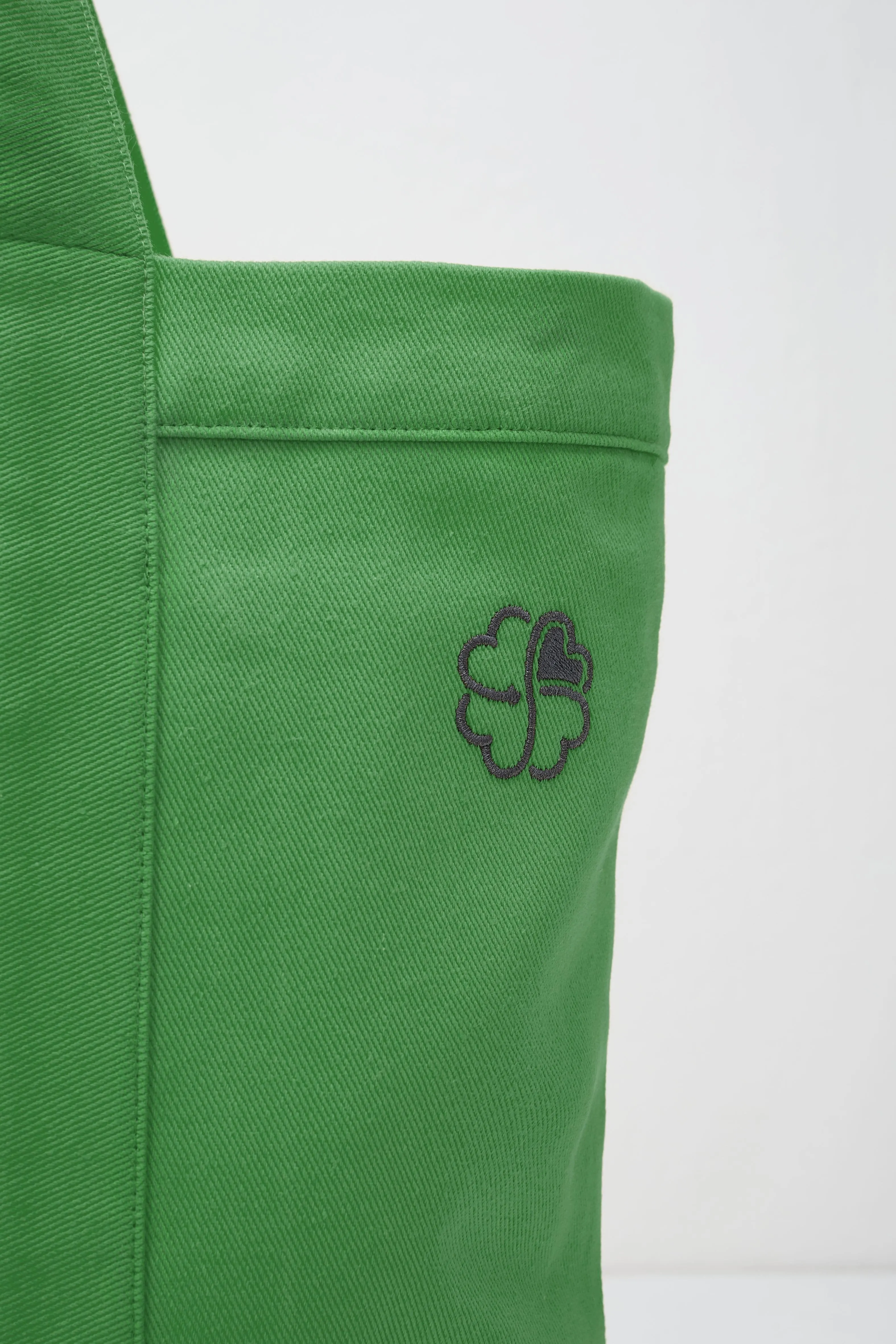 100% Recycled Big Tote Bag Green