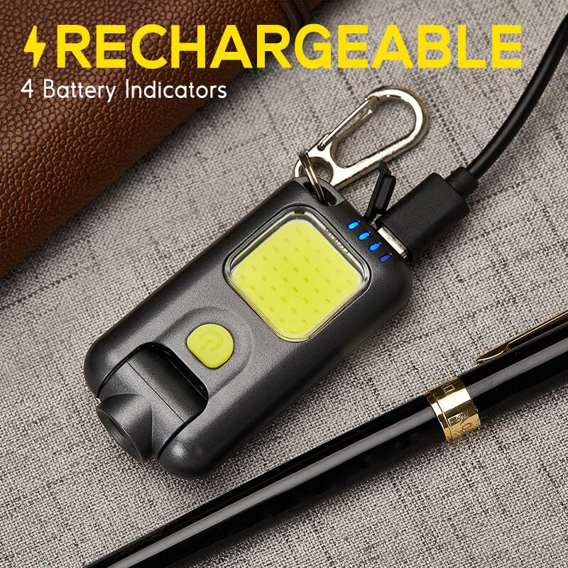 800 Lumens Small Bright Flashlight Keychain