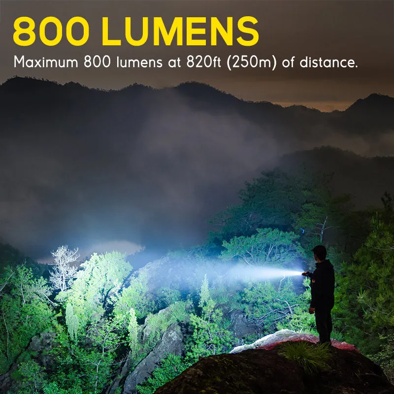 800 Lumens Small Bright Flashlight Keychain