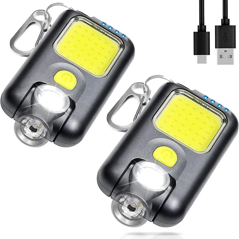 800 Lumens Small Bright Flashlight Keychain
