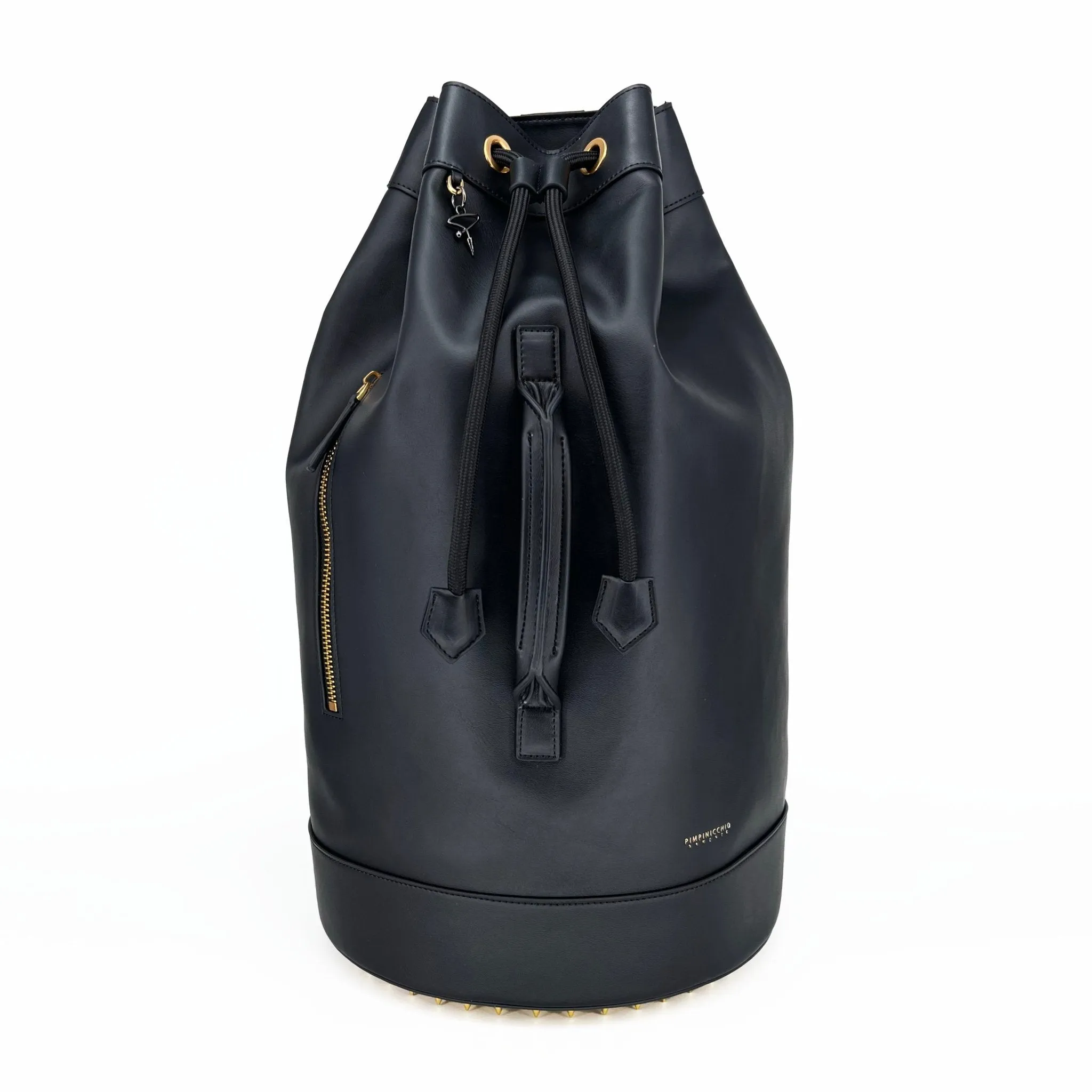 88G Bucket Backpack In White & Yellow