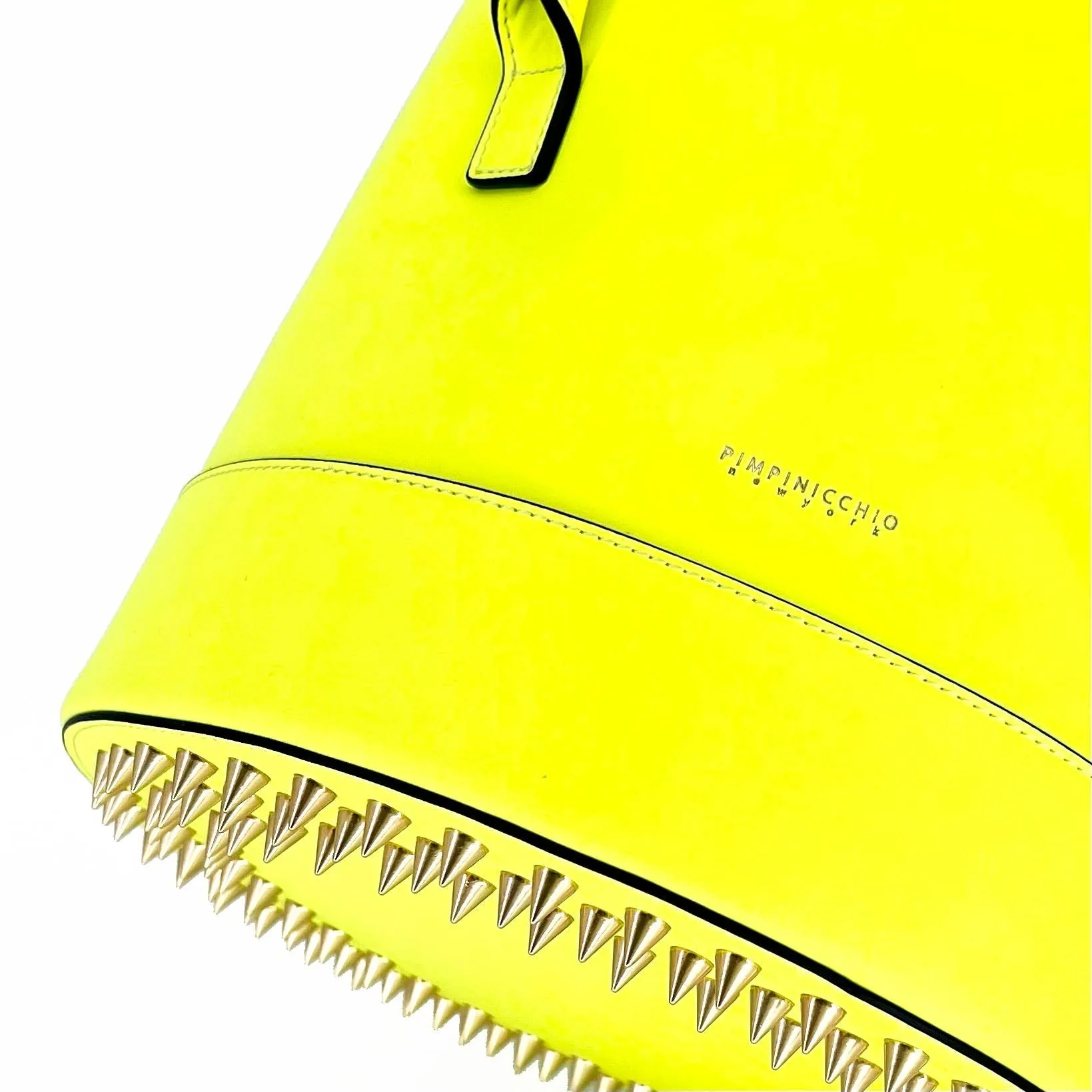 88G Bucket Backpack In White & Yellow