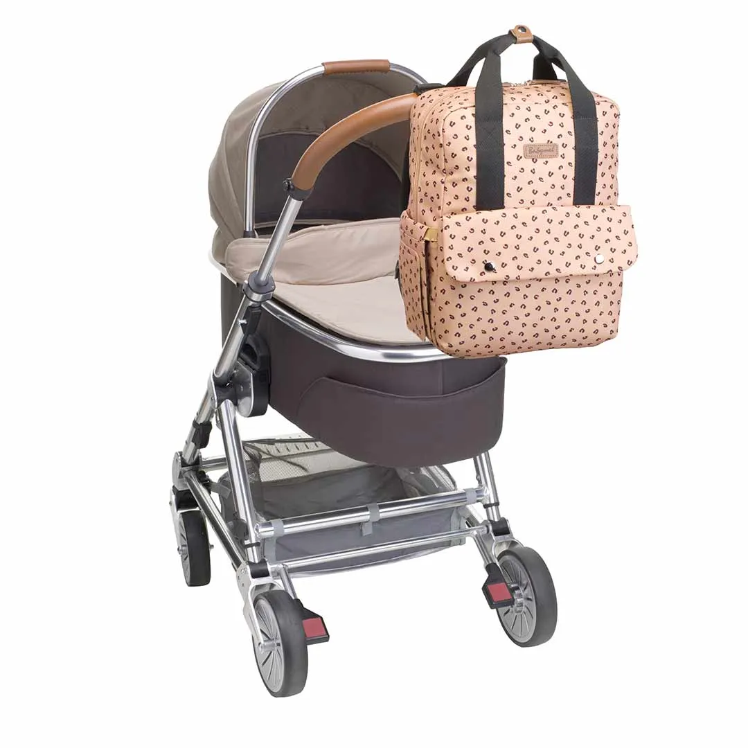 Babymel Georgi ECO Changing Backpack - Caramel Leopard