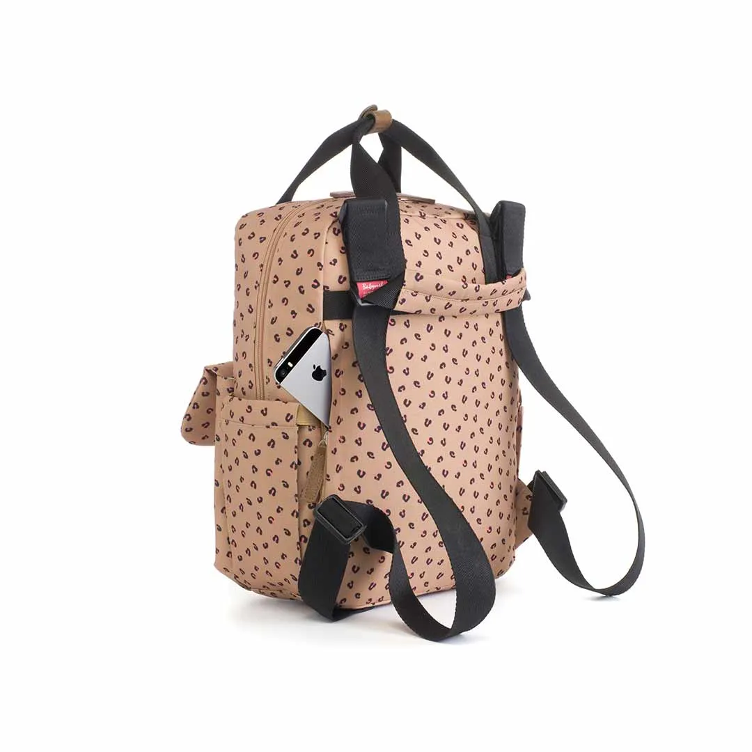 Babymel Georgi ECO Changing Backpack - Caramel Leopard
