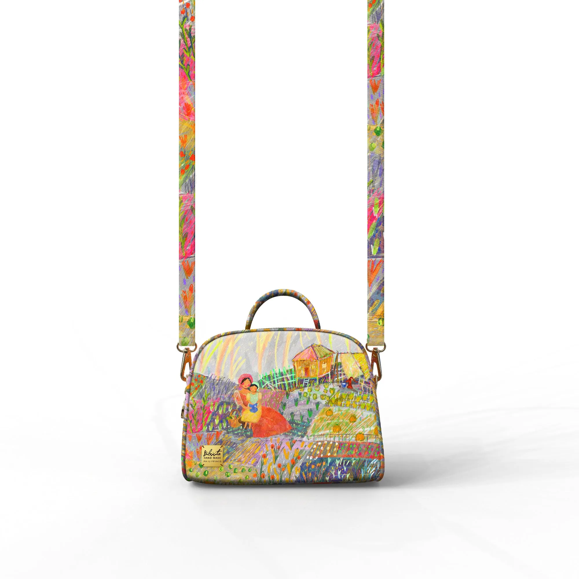 Bibsisita Handbag with strap - Happy Morning