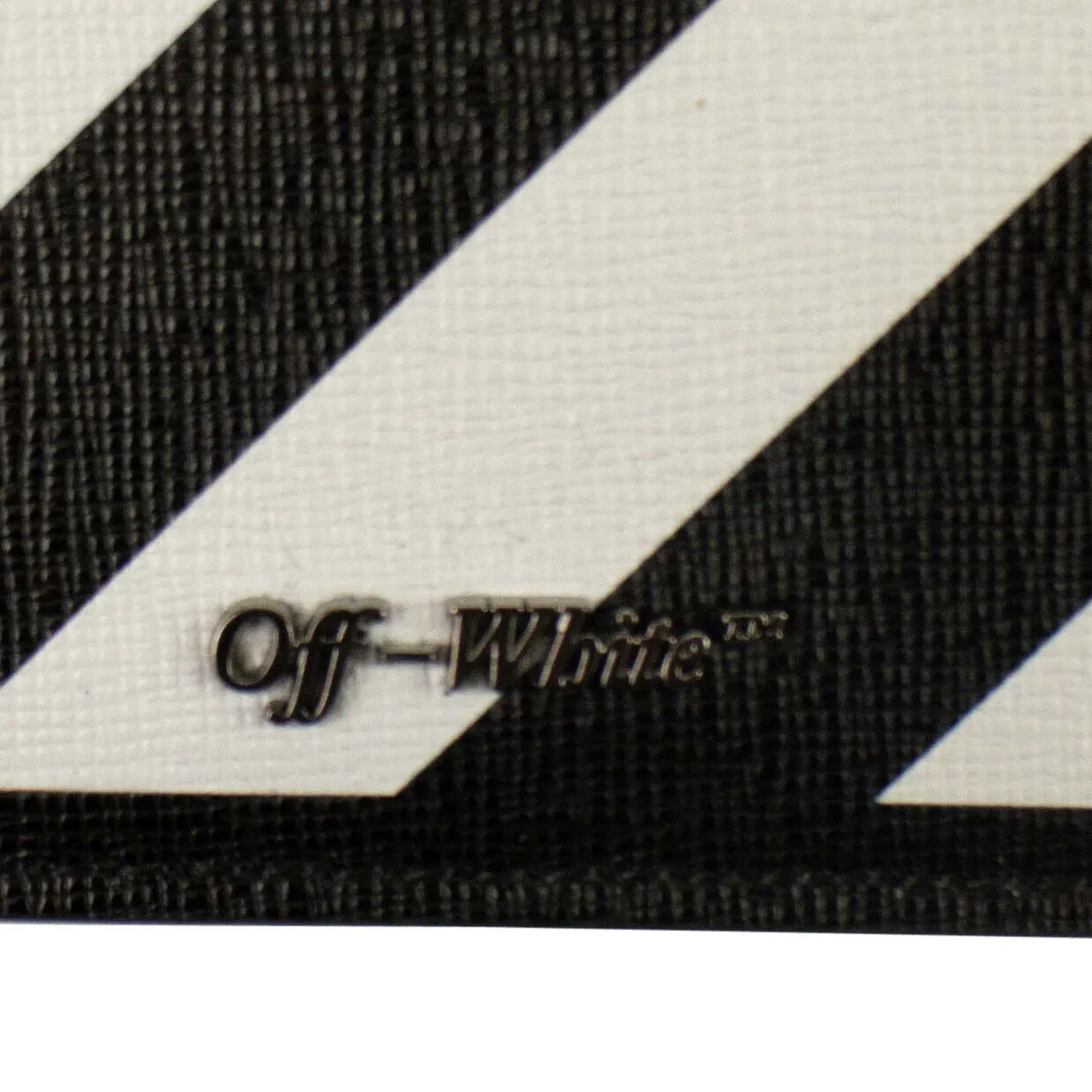 Black Diag Stripe Pouch