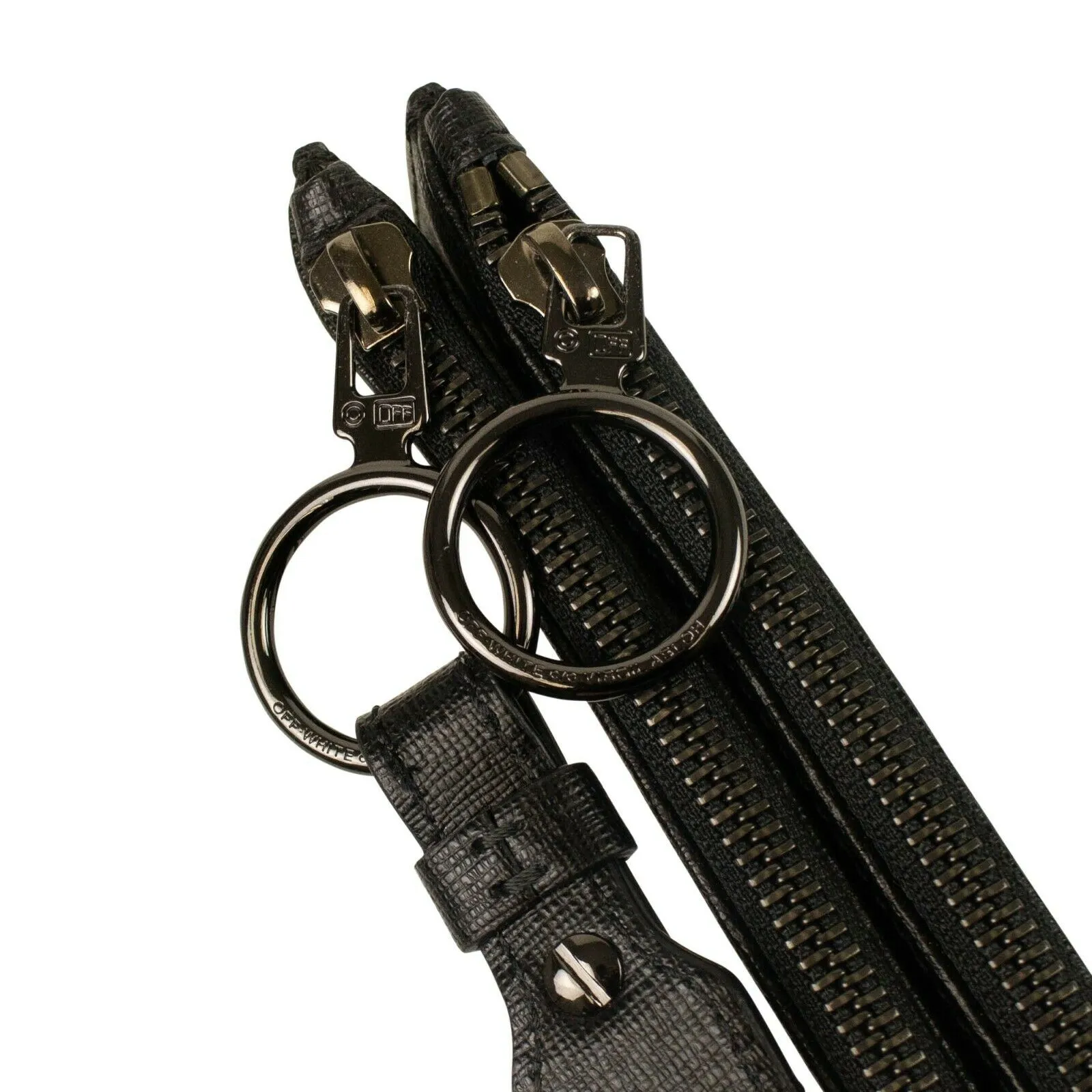 Black Diag Stripe Pouch