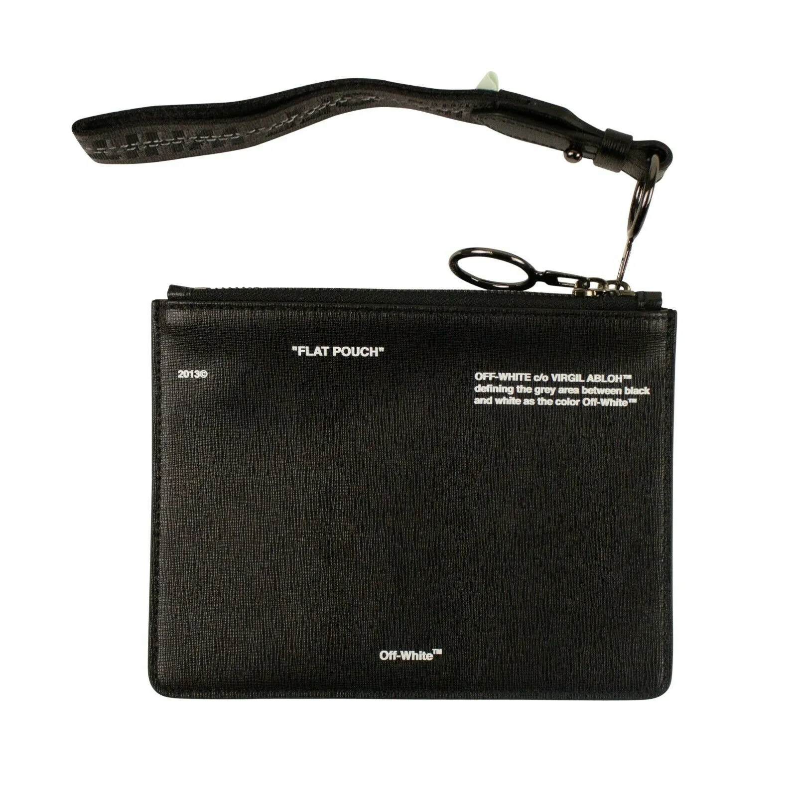 Black Diag Stripe Pouch