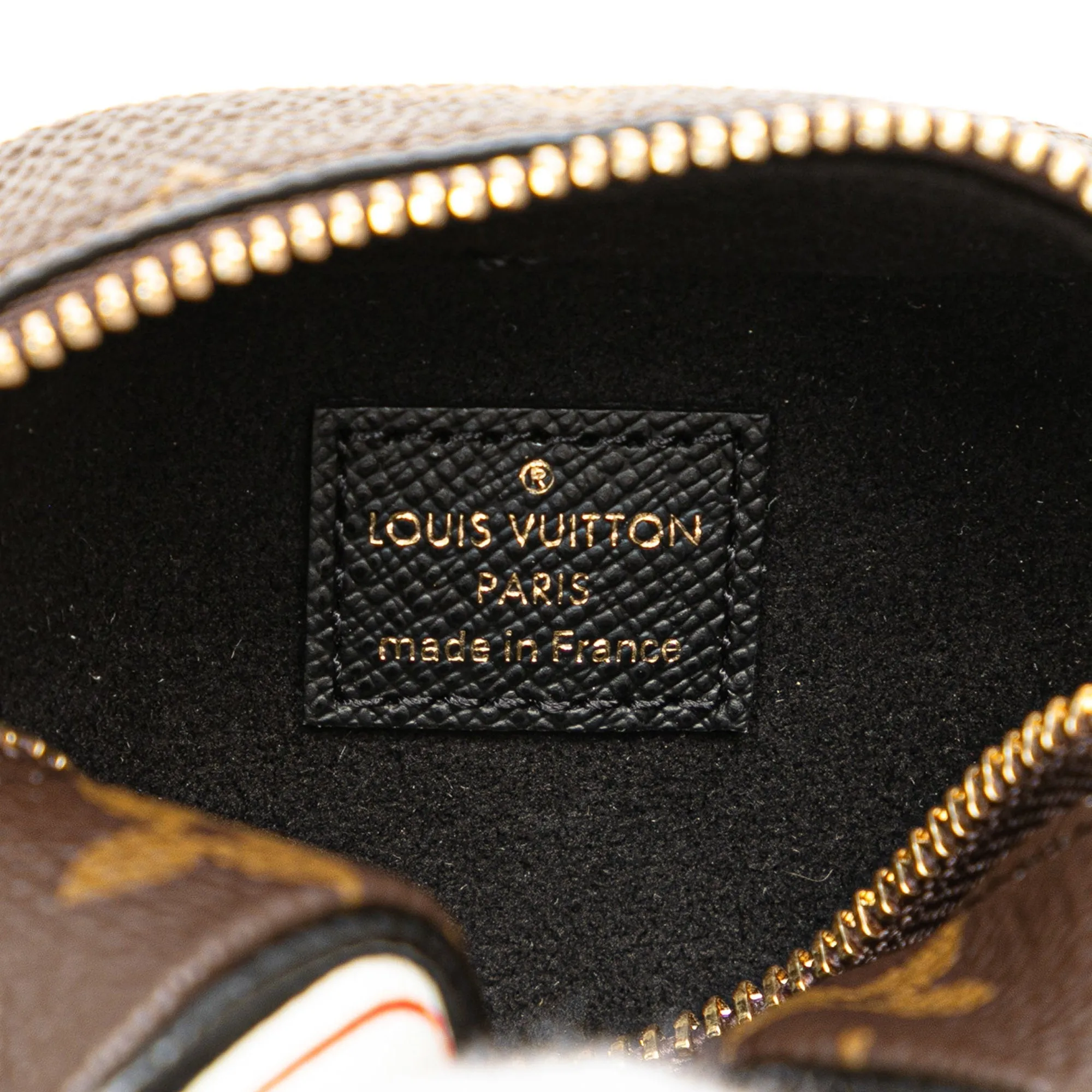 Brown Louis Vuitton Monogram Game On Cube Coin Purse