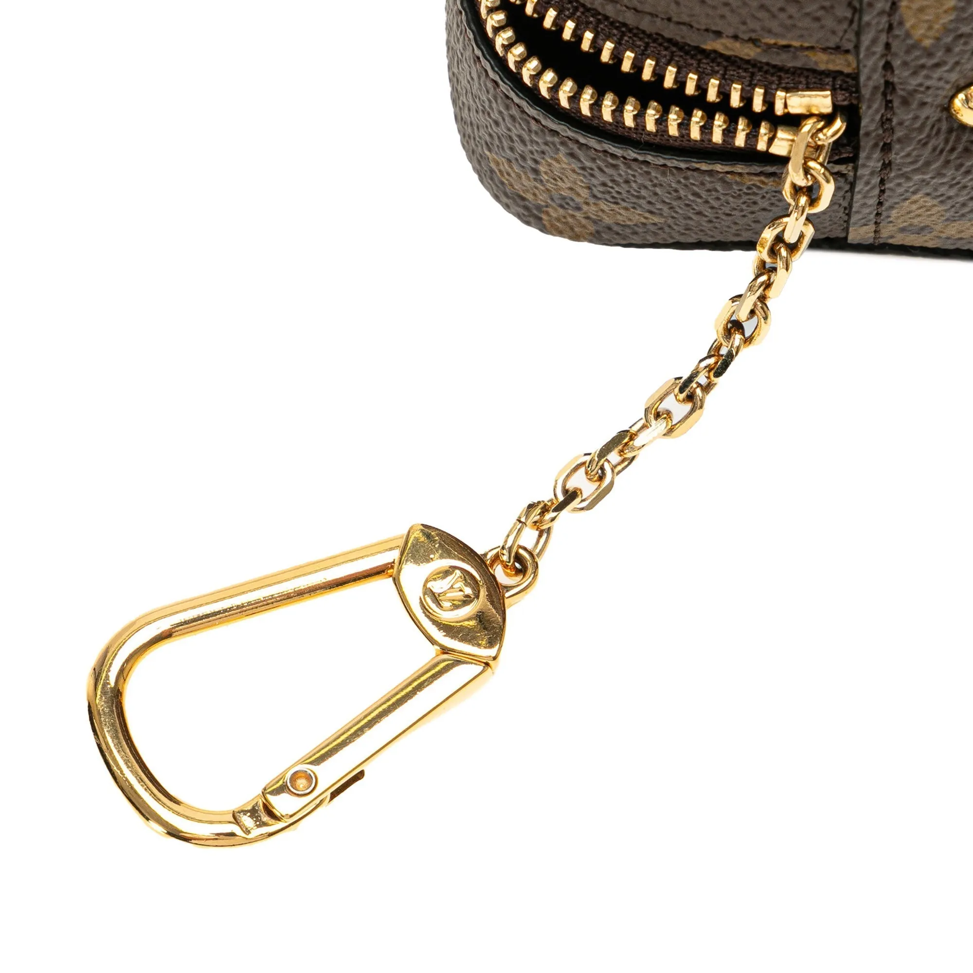 Brown Louis Vuitton Monogram Game On Cube Coin Purse