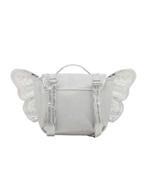 Butterfly Bag Silver Glitter