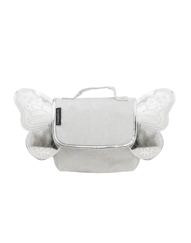 Butterfly Bag Silver Glitter
