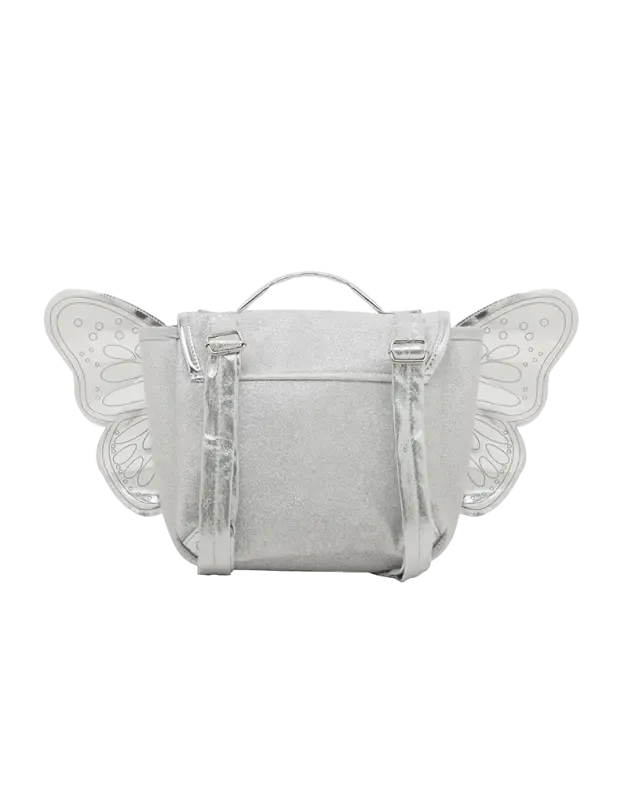 Butterfly Bag Silver Glitter