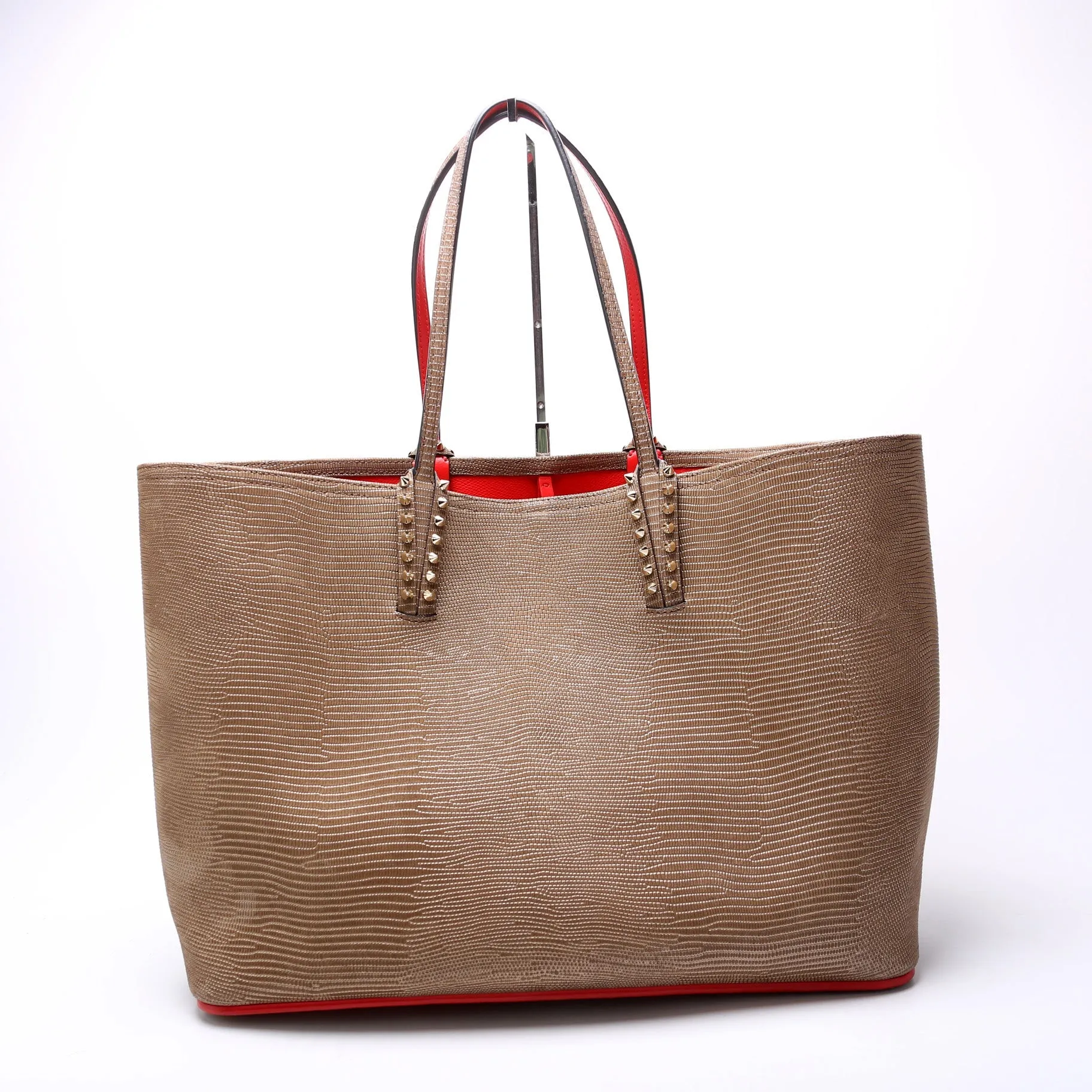 Cabata Leather Tote W/Pouch