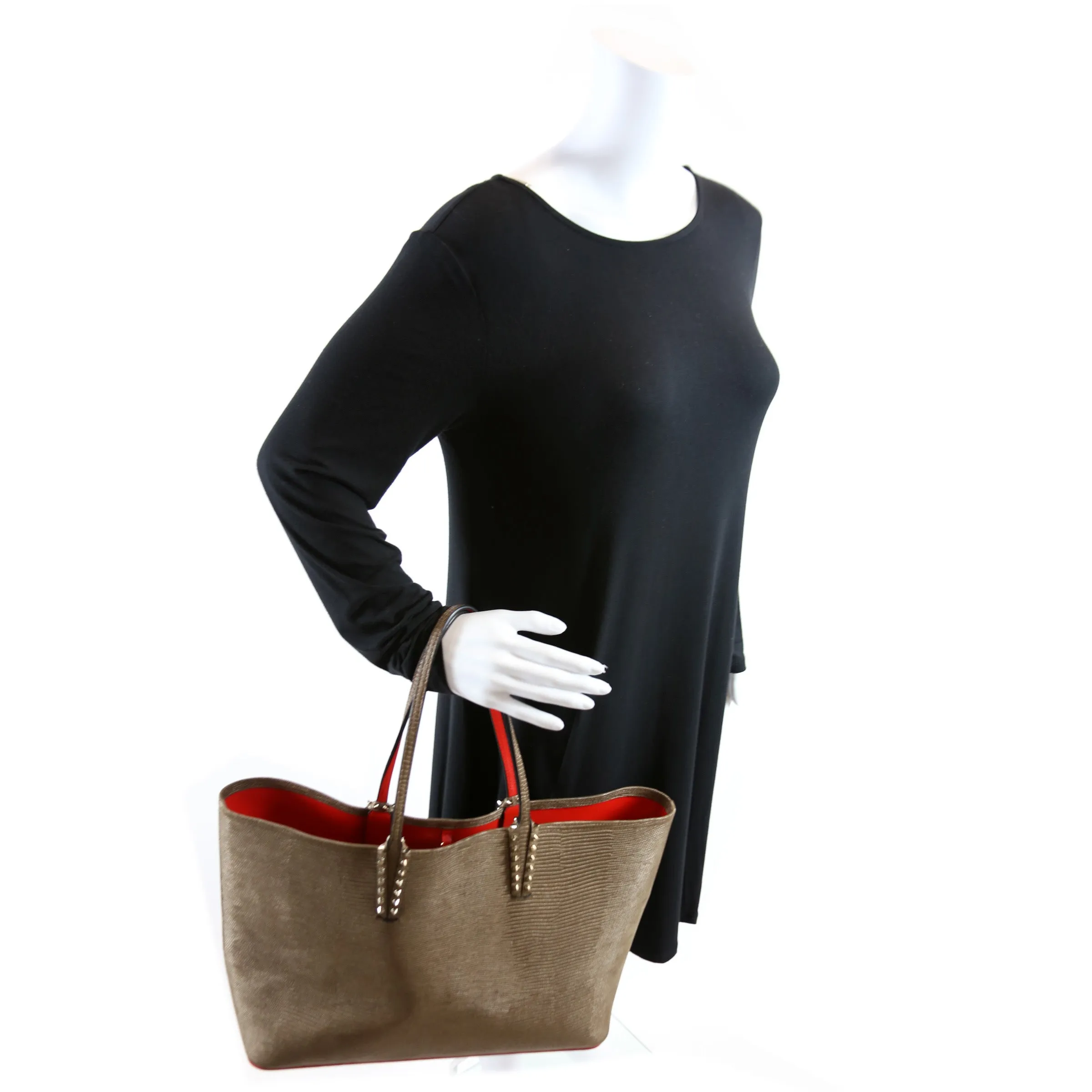 Cabata Leather Tote W/Pouch