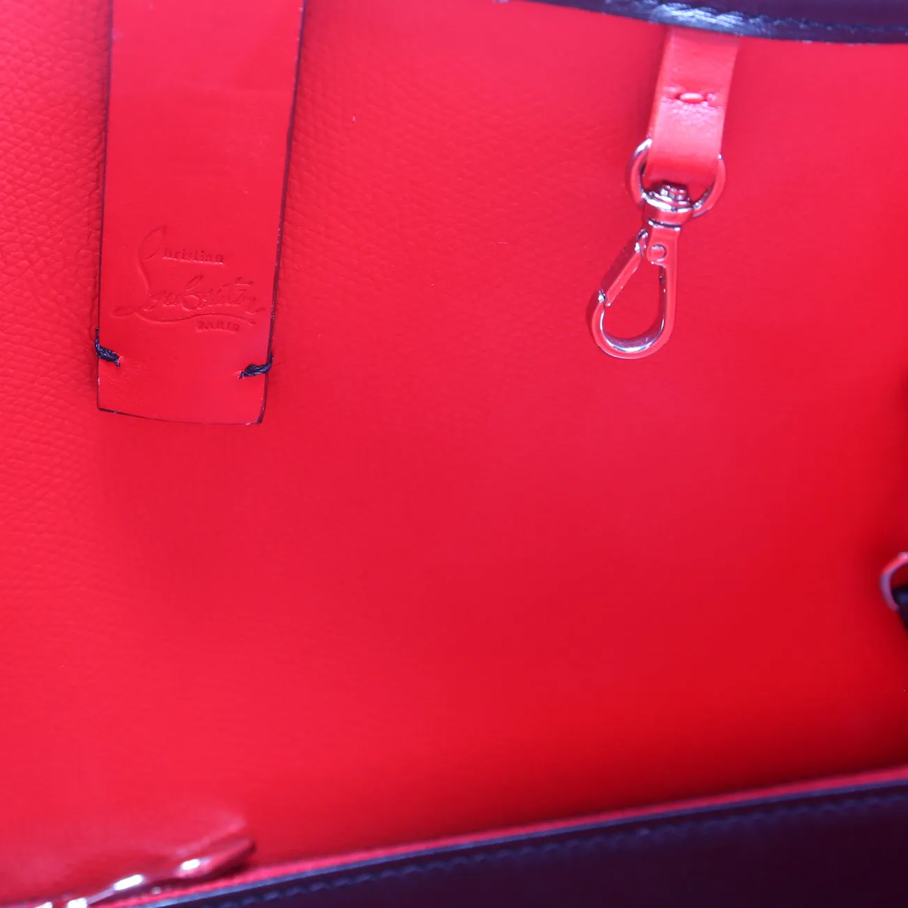 Cabata Small Tote with Pouch Flower Leather