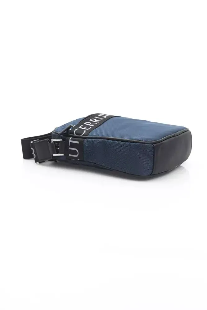 Cerruti 1881 Blue Nylon Men Messenger Men's Bag