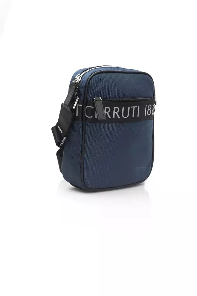 Cerruti 1881 Blue Nylon Men Messenger Men's Bag