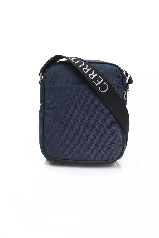 Cerruti 1881 Blue Nylon Men Messenger Men's Bag