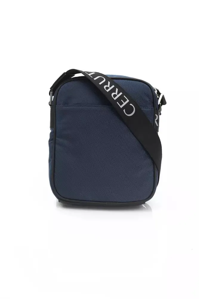 Cerruti 1881 Blue Nylon Men Messenger Men's Bag