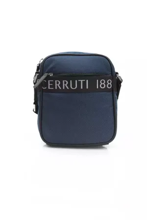 Cerruti 1881 Blue Nylon Men Messenger Men's Bag
