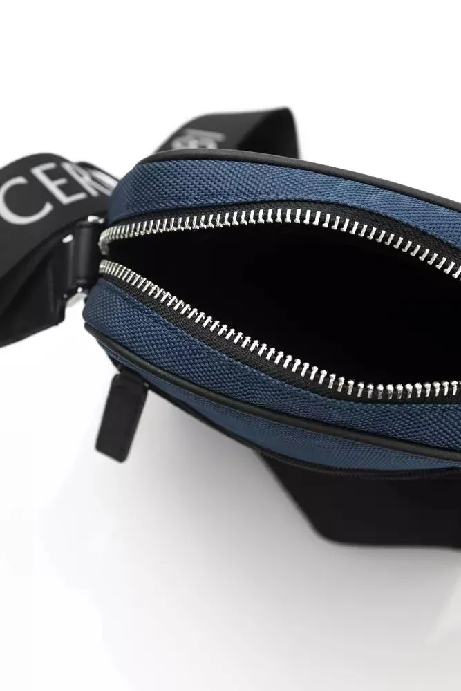 Cerruti 1881 Blue Nylon Men Messenger Men's Bag