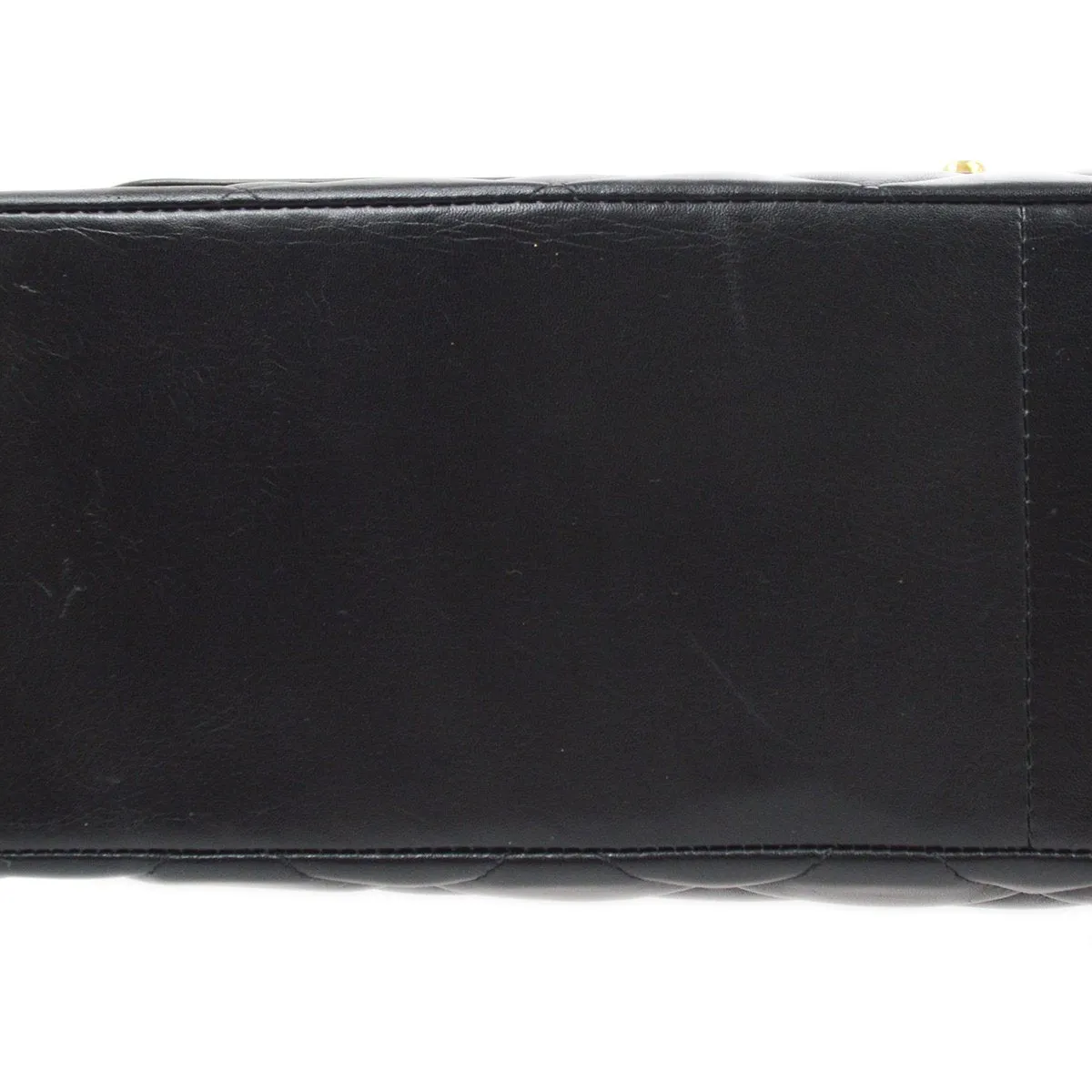 CHANEL 1991-1994 CC Flap Maxi Black Lambskin 61273