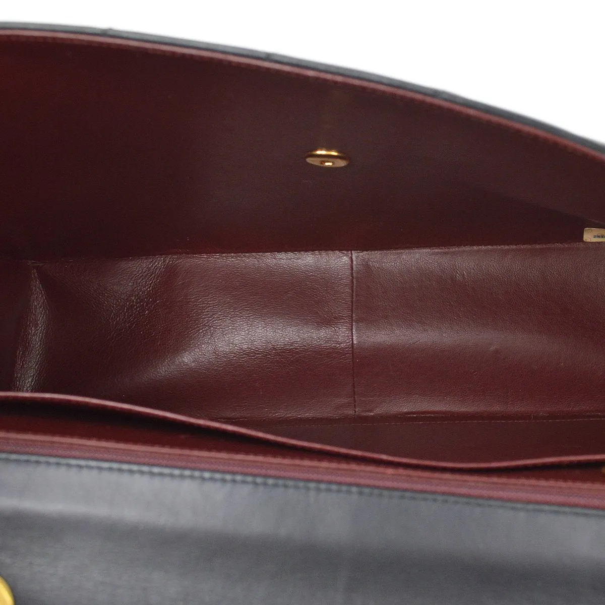 CHANEL 1991-1994 CC Flap Maxi Black Lambskin 61273