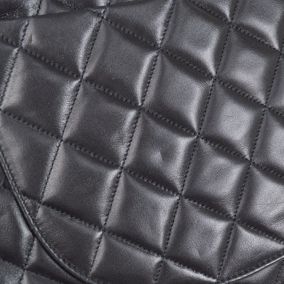 CHANEL 1994-1996 Classic Flap Maxi Black Lambskin 75151