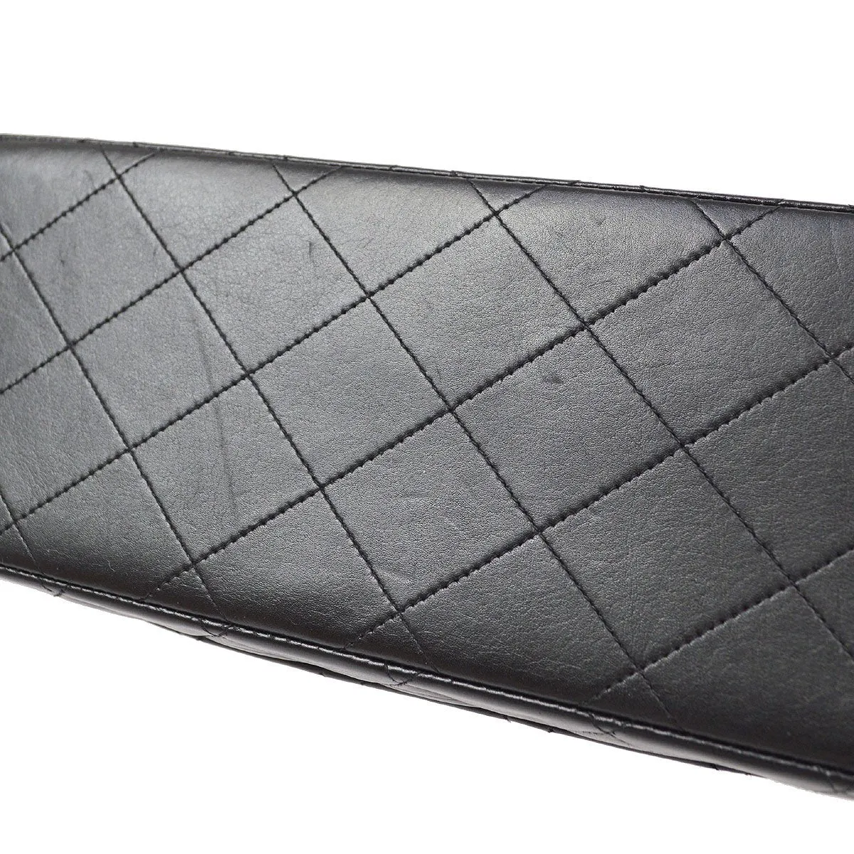 CHANEL 1994-1996 Classic Flap Maxi Black Lambskin 80511