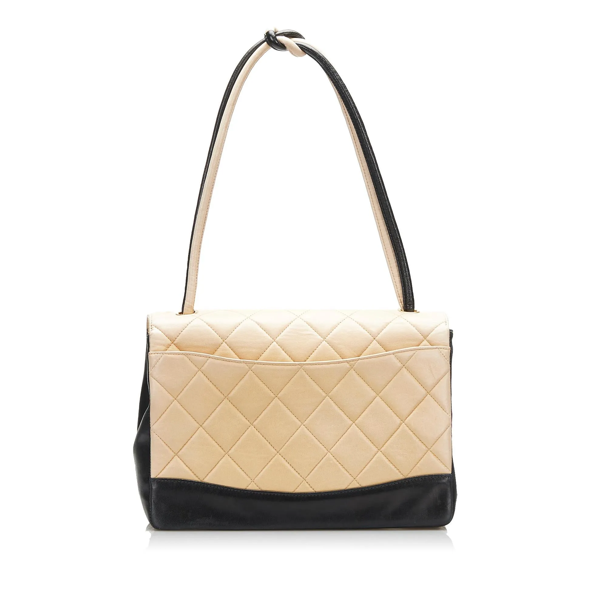 Chanel Bicolor Leather Shoulder Bag (SHG-k3TZpL)