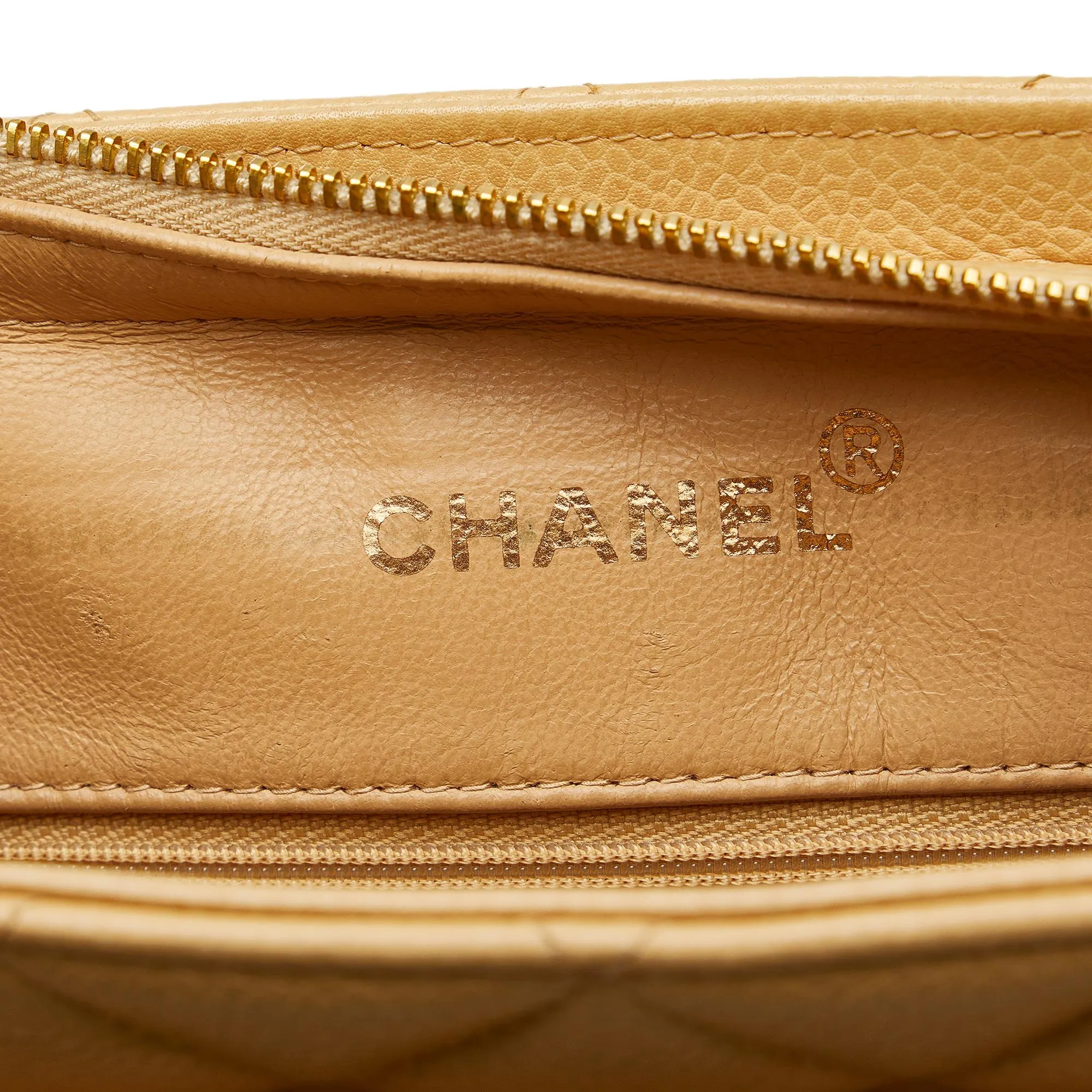 Chanel Caviar Front Pocket Shoulder Bag