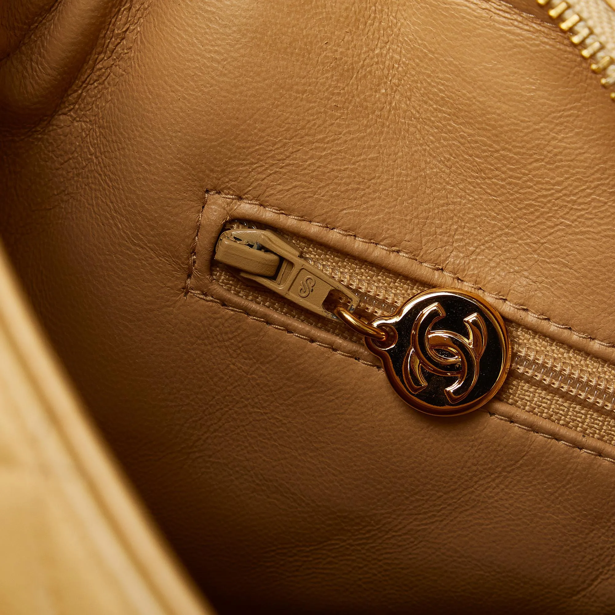 Chanel Caviar Front Pocket Shoulder Bag