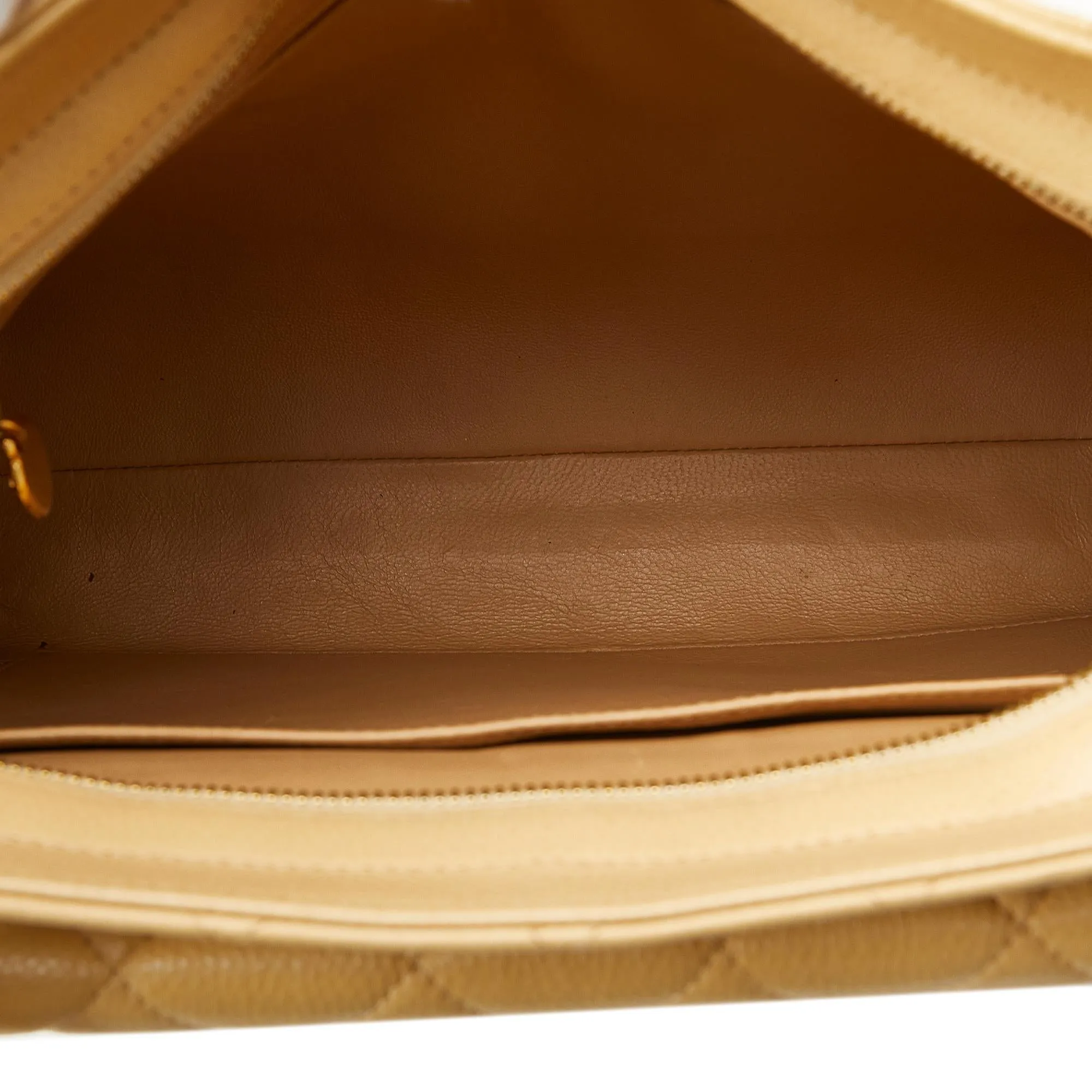 Chanel Caviar Front Pocket Shoulder Bag