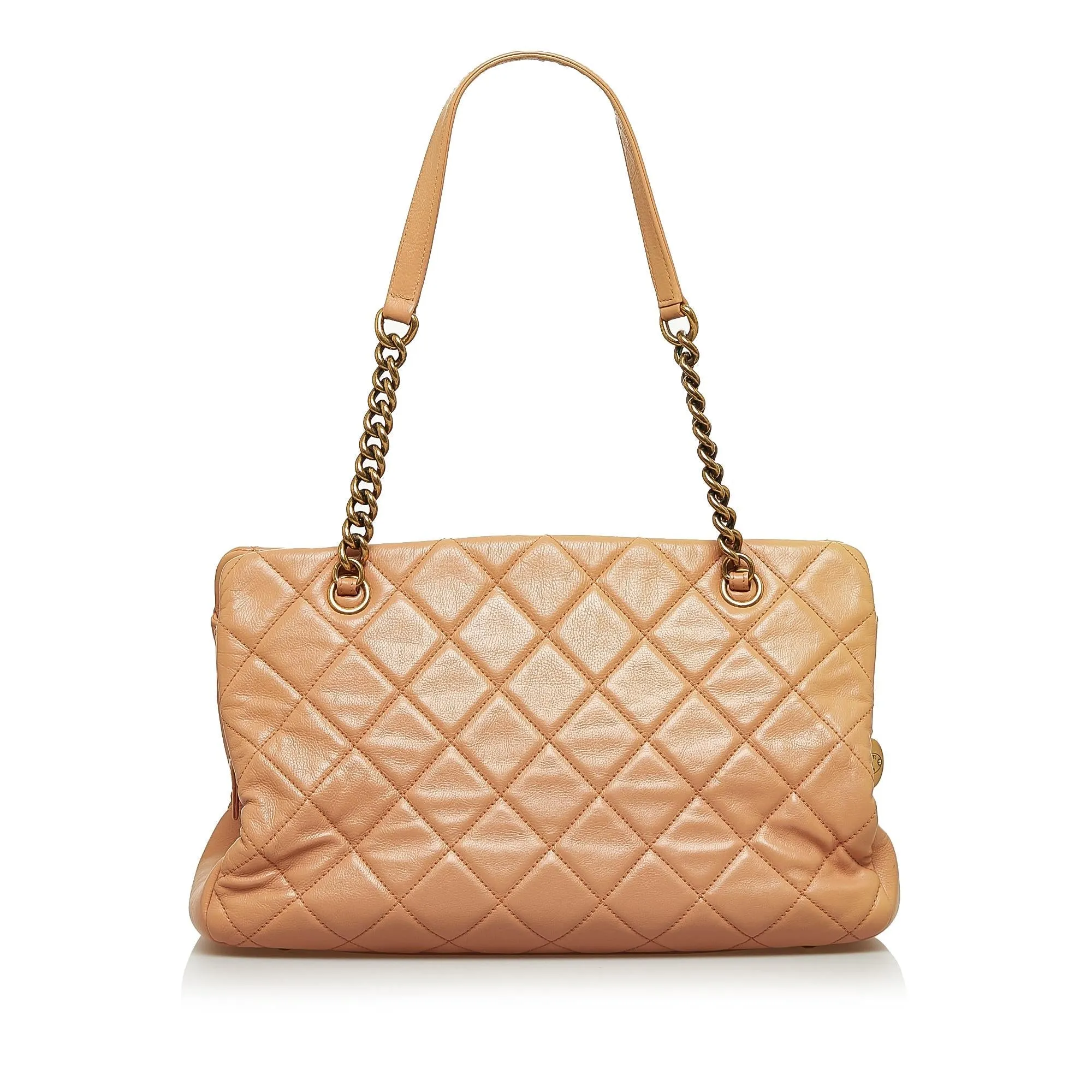 Chanel CC Crown Shoulder Bag (SHG-vupW7L)