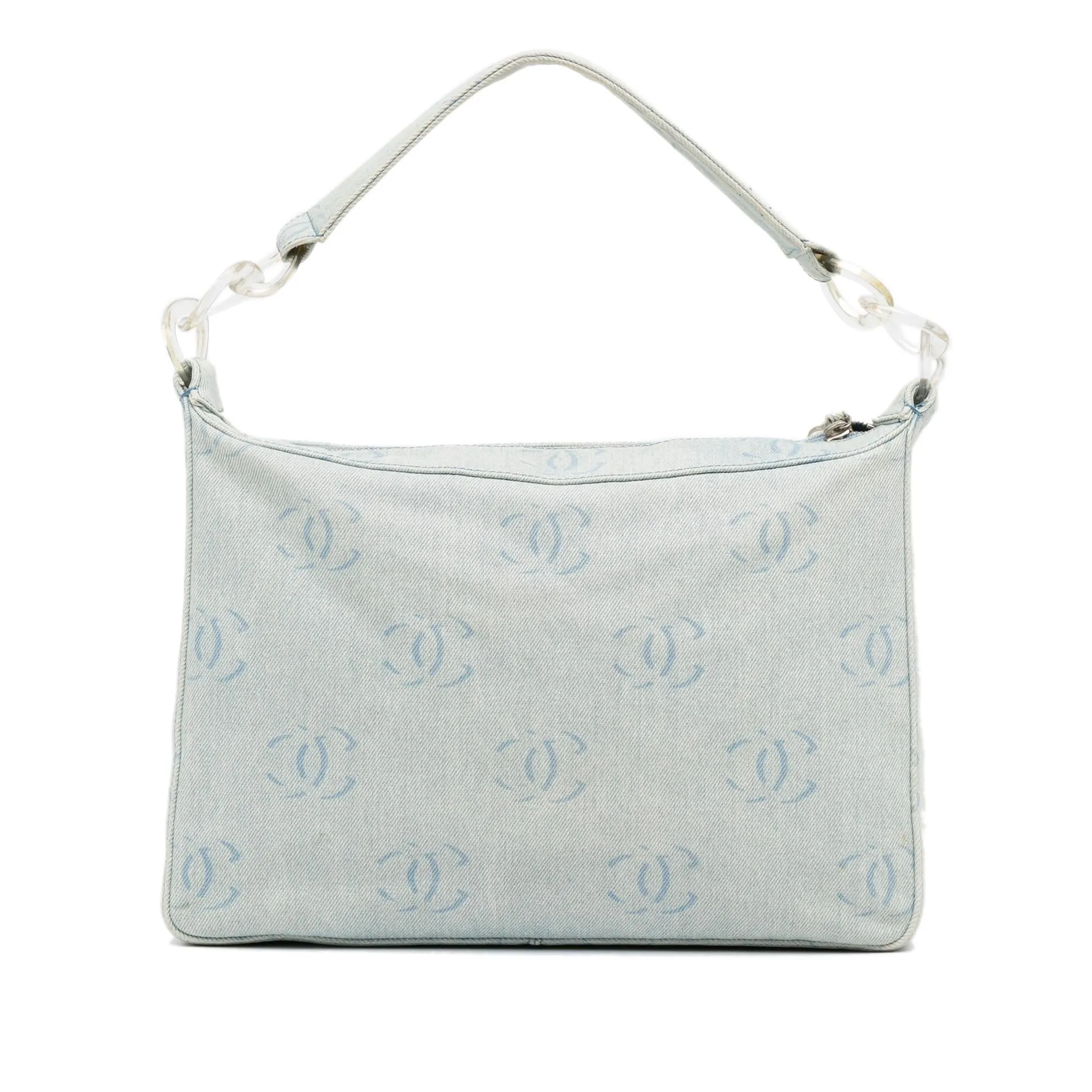 Chanel CC Denim Shoulder Bag (SHG-EFvBLv)