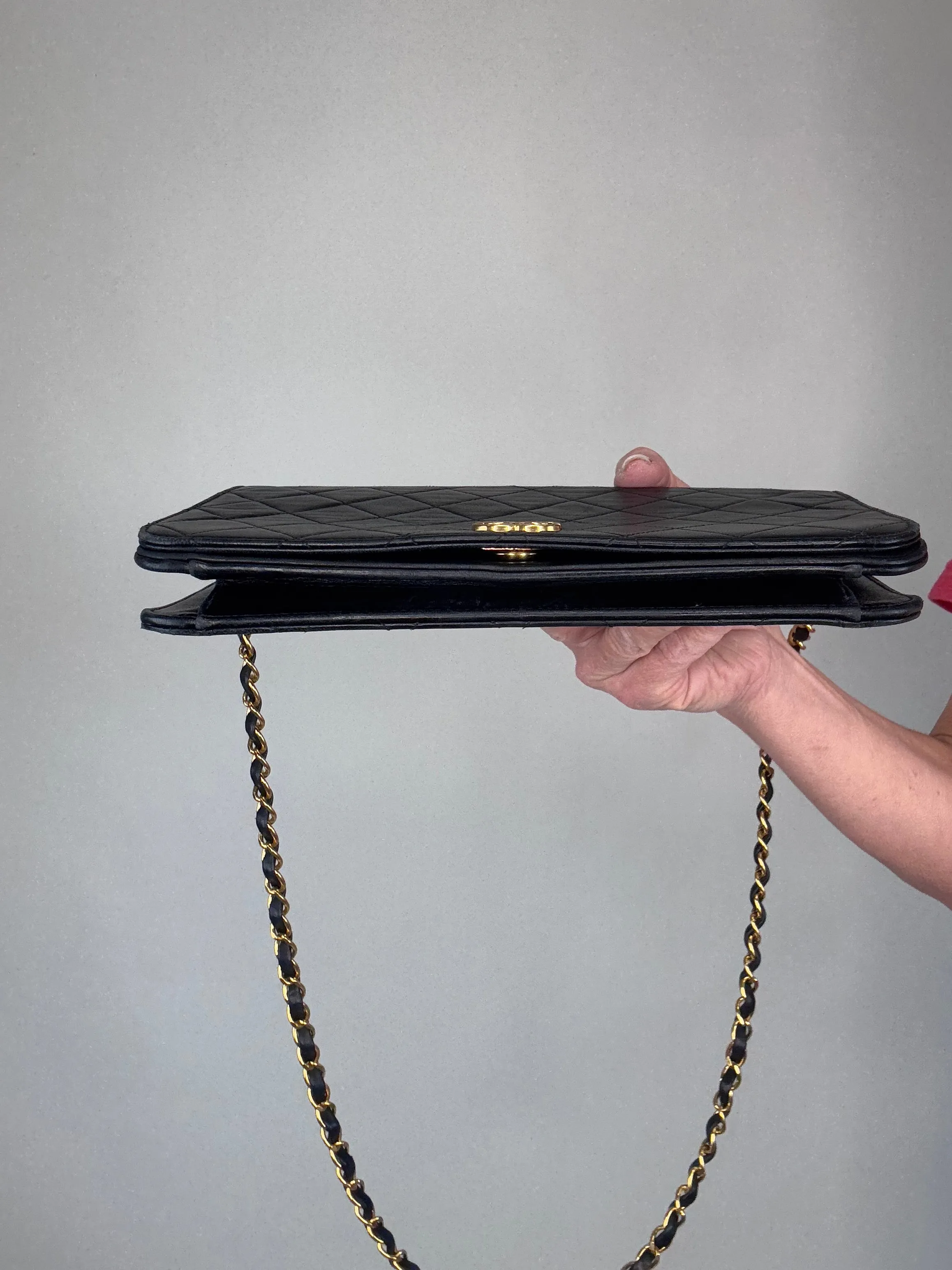 Chanel Vintage Single Flap Push Button