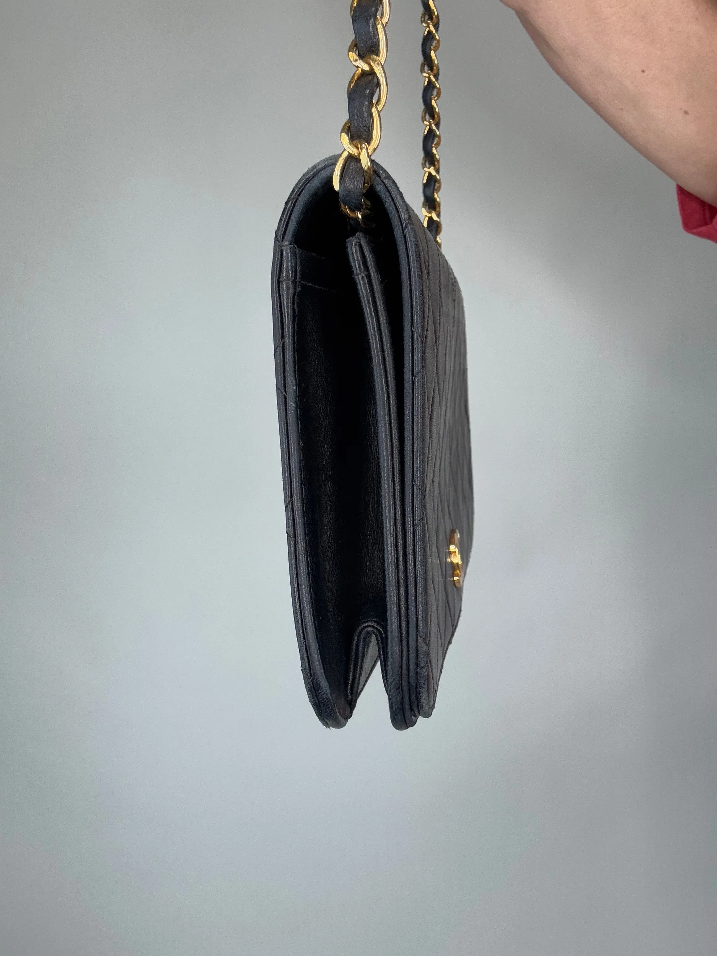 Chanel Vintage Single Flap Push Button