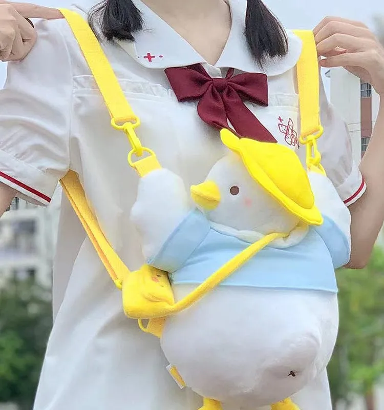 Cute Duck Doll Backpack