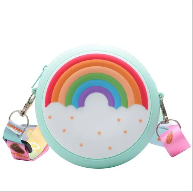 Cute Rainbow Donut Bag
