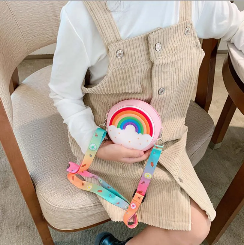 Cute Rainbow Donut Bag