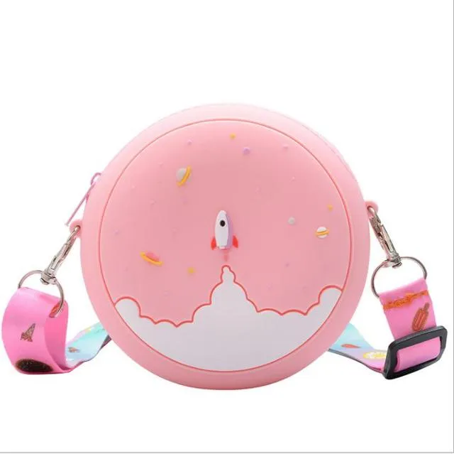 Cute Rainbow Donut Bag