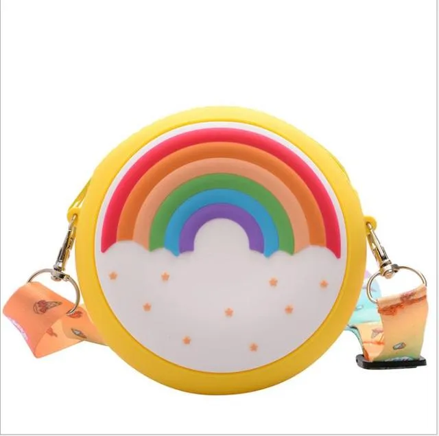 Cute Rainbow Donut Bag
