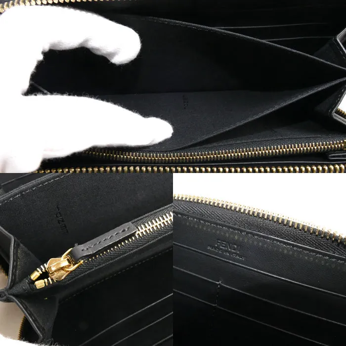 Fendi Bugs Eye Monster Leather Wallet