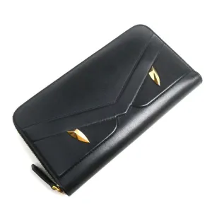 Fendi Bugs Eye Monster Leather Wallet