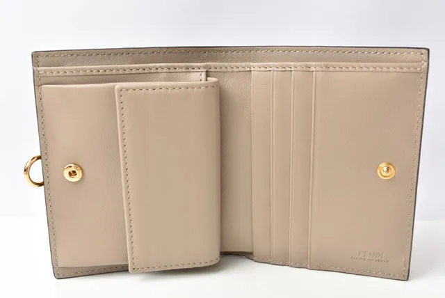 Fendi BY THE WAY Calf Leather Wallet Rose
