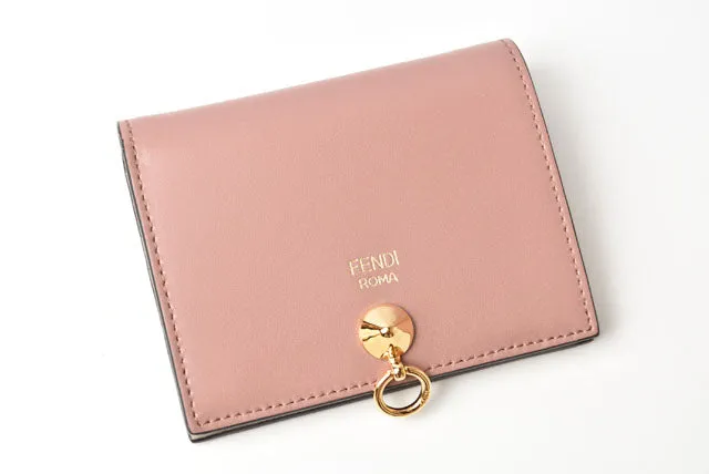 Fendi BY THE WAY Calf Leather Wallet Rose