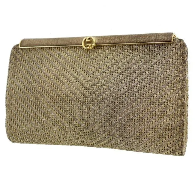 Gucci Mod Hinged Opening Clutch Style Purse