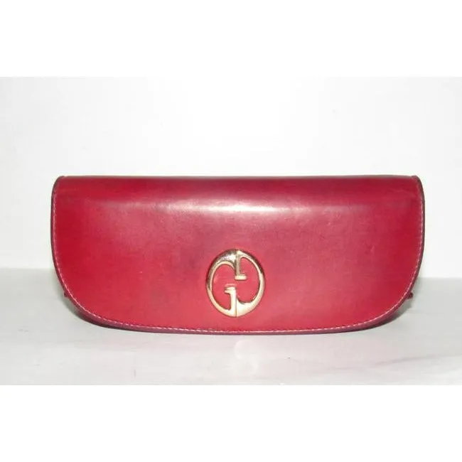 Gucci Super Soft Dark Red Leather Wallet