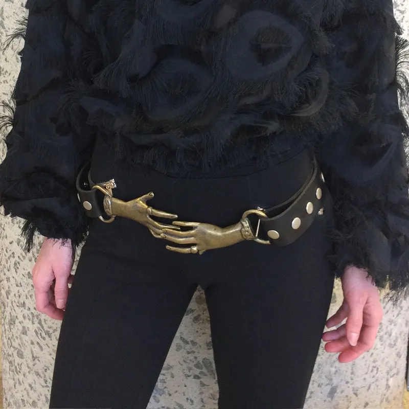 Hands Belt - White
